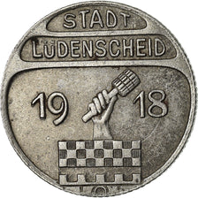 Monnaie, Allemagne, Kriegsgeld, Lüdenscheid, 50 Pfennig, 1918, TTB+, Iron