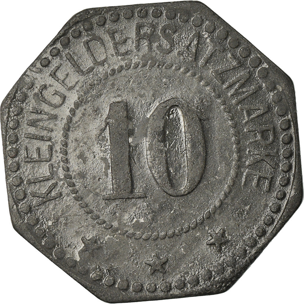 Coin, Germany, Kleingeldersatzmarke, Ludwigshafen am Rhein, 10 Pfennig