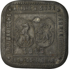 Moneda, Alemania, Ersatzgeld, Ludwigshafen am Rhein, 50 Pfennig, 1918, MBC, Cinc