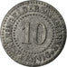 Moneda, Alemania, Kleingeldersatzmarke, Lüneburg, 10 Pfennig, MBC, Cinc