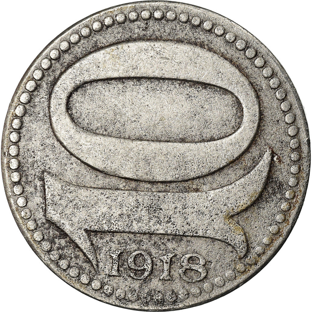 Coin, Germany, Notgeld, Mainz, 5 Pfennig, 1918, EF(40-45), Iron
