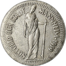 Coin, Germany, Notgeld, Mannheim, 25 Pfennig, 1919, EF(40-45), Iron
