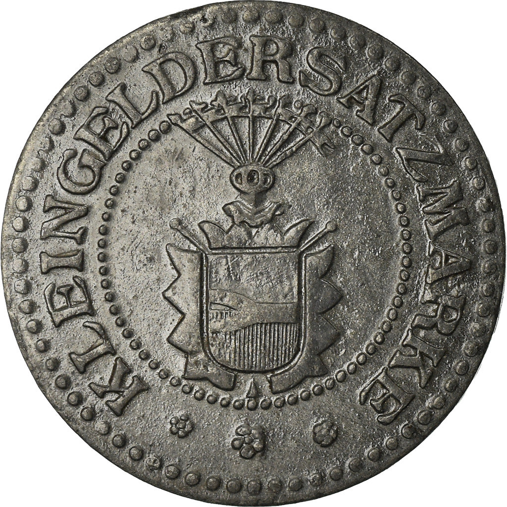 Coin, Germany, Kleingeldersatzmarke, Neumünster, 10 Pfennig, AU(50-53), Zinc
