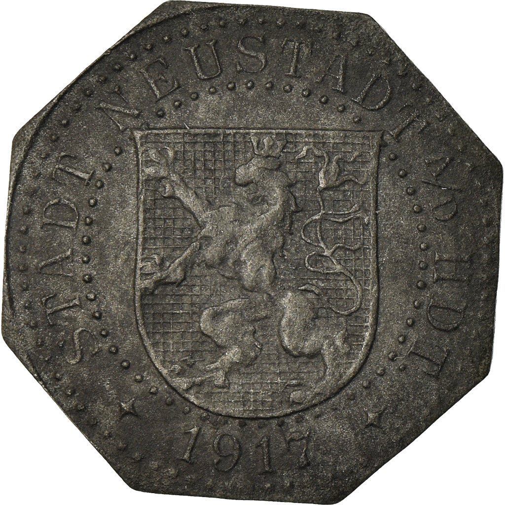 Münze, Deutschland, Kleingeldersatzmarke, Neustadt an der Haardt, 5 Pfennig