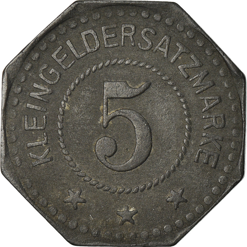 Münze, Deutschland, Kleingeldersatzmarke, Neustadt an der Haardt, 5 Pfennig