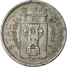 Coin, Germany, Kriegsgeld, Menden, 5 Pfennig, 1919, AU(50-53), Iron