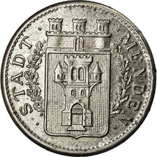 Coin, Germany, Kriegsgeld, Menden, 10 Pfennig, 1919, AU(55-58), Iron