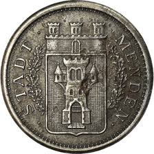 Coin, Germany, Kriegsgeld, Menden, 50 Pfennig, 1919, AU(50-53), Iron