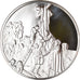 France, Medal, Peinture, Rembrandt, La Descente de Croix, MS(65-70), Silver