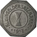 Coin, Germany, Kleingeldersatzmarke, Mühlhausen, 10 Pfennig, 1917, EF(40-45)