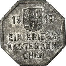 Coin, Germany, Kriegsgeld, Mülheim, 25 Pfennig, 1917, AU(50-53), Zinc