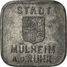 Coin, Germany, Kriegsgeld, Mülheim, 50 Pfennig, 1917, AU(50-53), Zinc