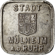 Münze, Deutschland, Kriegsgeld, Mülheim, 50 Pfennig, 1918, VZ, Iron