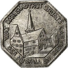 Coin, Germany, Notgeld, Mülheim, 25 Pfennig, 1921, AU(55-58), Iron