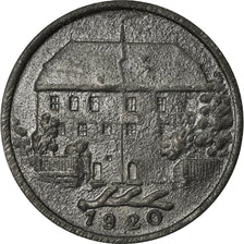 Coin, Germany, Notgeld, Münsingen, 10 Pfennig, 1920, EF(40-45), Zinc