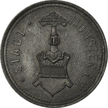 Moneta, Germania, Kriegsgeld, Munster, 10 Pfennig, 1917, BB+, Zinco