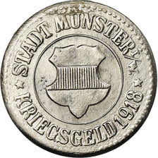 Coin, Germany, Kriegsgeld, Munster, 10 Pfennig, 1918, AU(50-53), Iron