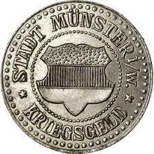 Coin, Germany, Kriegsgeld, Munster, 25 Pfennig, 1918, AU(55-58), Iron