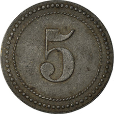 Coin, Germany, Gefangenenlager, Munster, 5 Pfennig, EF(40-45), Zinc