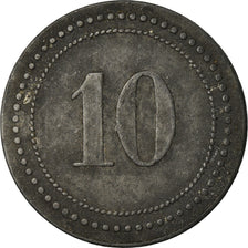 Coin, Germany, Gefangenenlager, Munster, 10 Pfennig, EF(40-45), Zinc