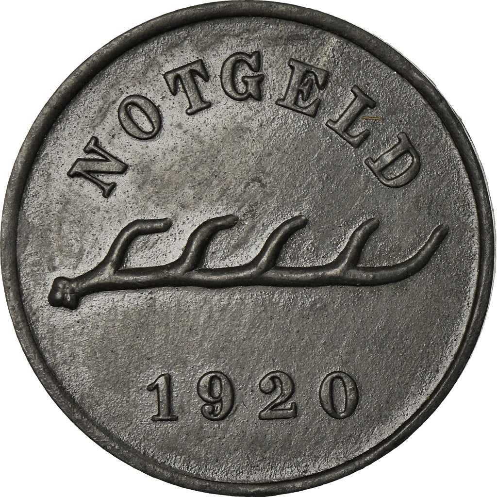 Coin, Germany, Notgeld, Nagold, 10 Pfennig, 1920, AU(55-58), Zinc