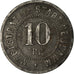 Coin, Germany, Kleingeldersatz, Neudamm, 10 Pfennig, AU(50-53), Iron