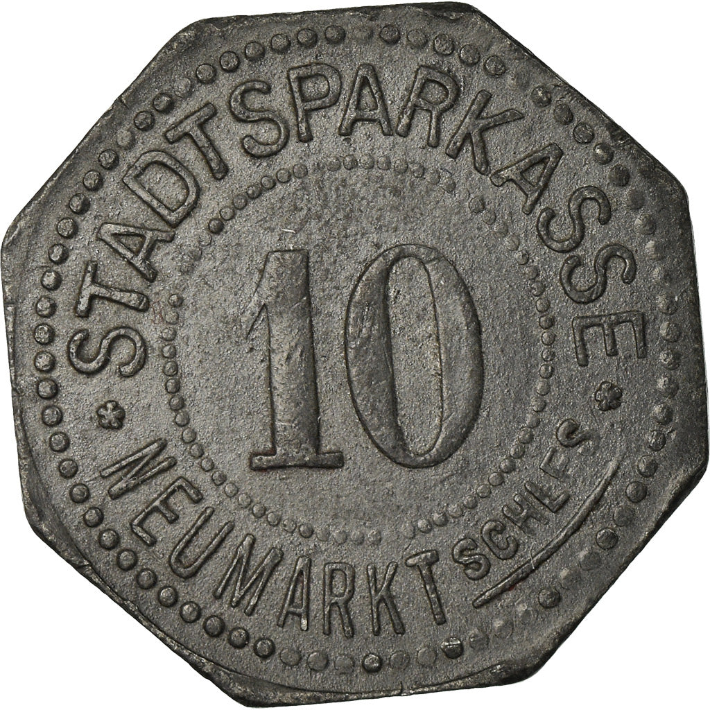 Münze, Deutschland, Sparmarke, Neumarkt, 10 Pfennig, 1917, SS, Zinc