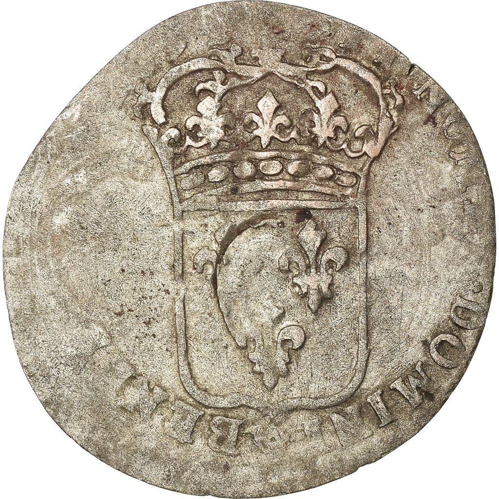 Moneta, Francia, Louis XIV, Quinzain aux 8 L, Uncertain date, Lyon, MB