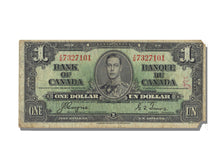 Biljet, Canada, 1 Dollar, 1937, 1937-01-02, KM:58e, B+