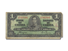 Banknote, Canada, 1 Dollar, 1937, 1937-01-02, KM:58e, F(12-15)