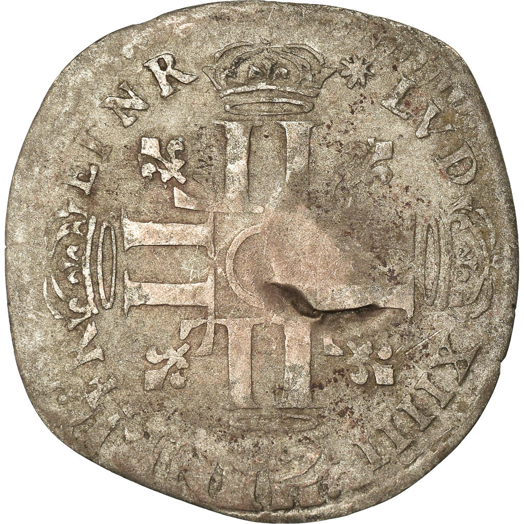 Moneda, Francia, Louis XIV, Quinzain aux 8 L, Uncertain date, Uncertain Mint