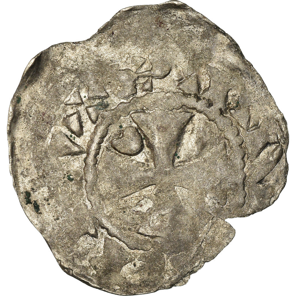 Coin, France, Picardie, Anonymous, Denarius, Amiens, VF(20-25), Silver