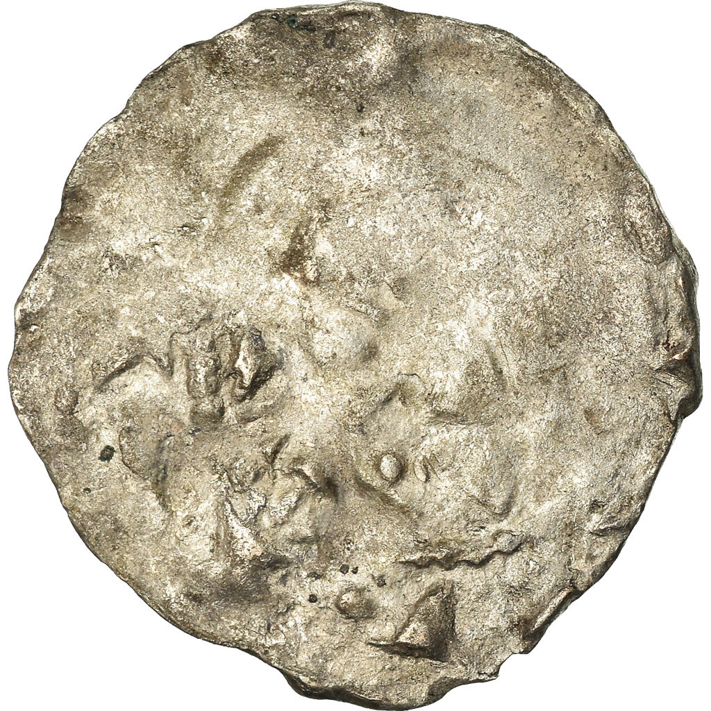 Coin, France, Picardie, Anonymous, Denarius, Amiens, VF(20-25), Silver