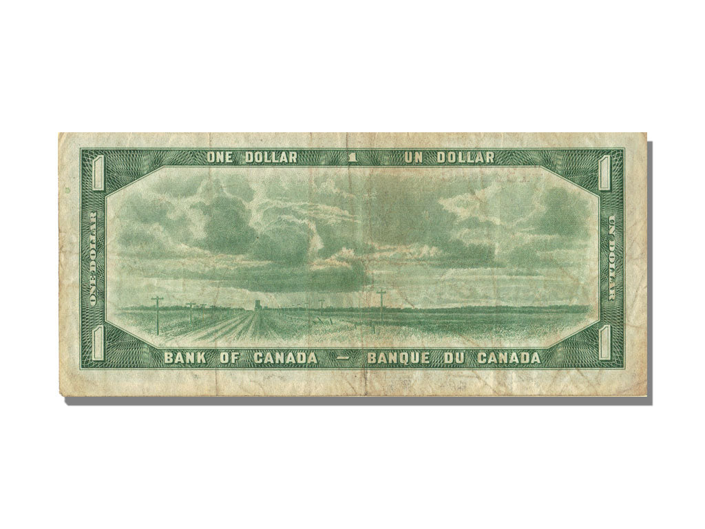 Canada, 1 Dollar, 1954, KM:74a, BB+