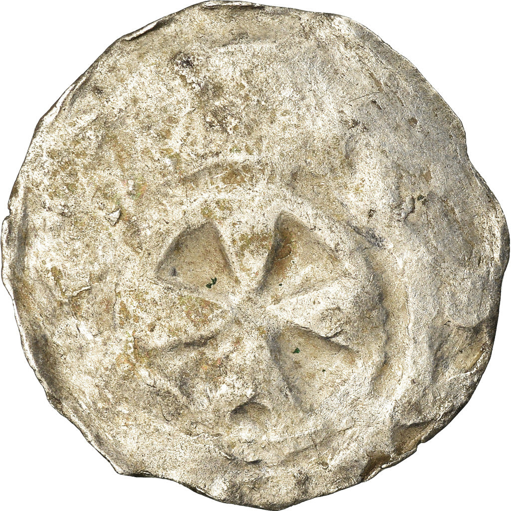 Coin, France, Picardie, Anonymous, Denarius, Amiens, VF(20-25), Silver
