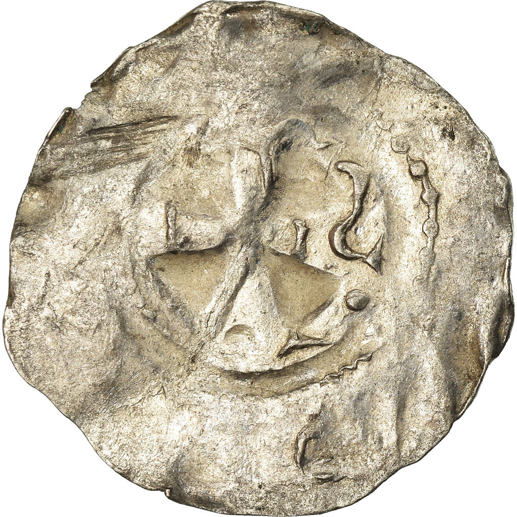 Coin, France, Picardie, Anonymous, Denarius, Amiens, VF(20-25), Silver