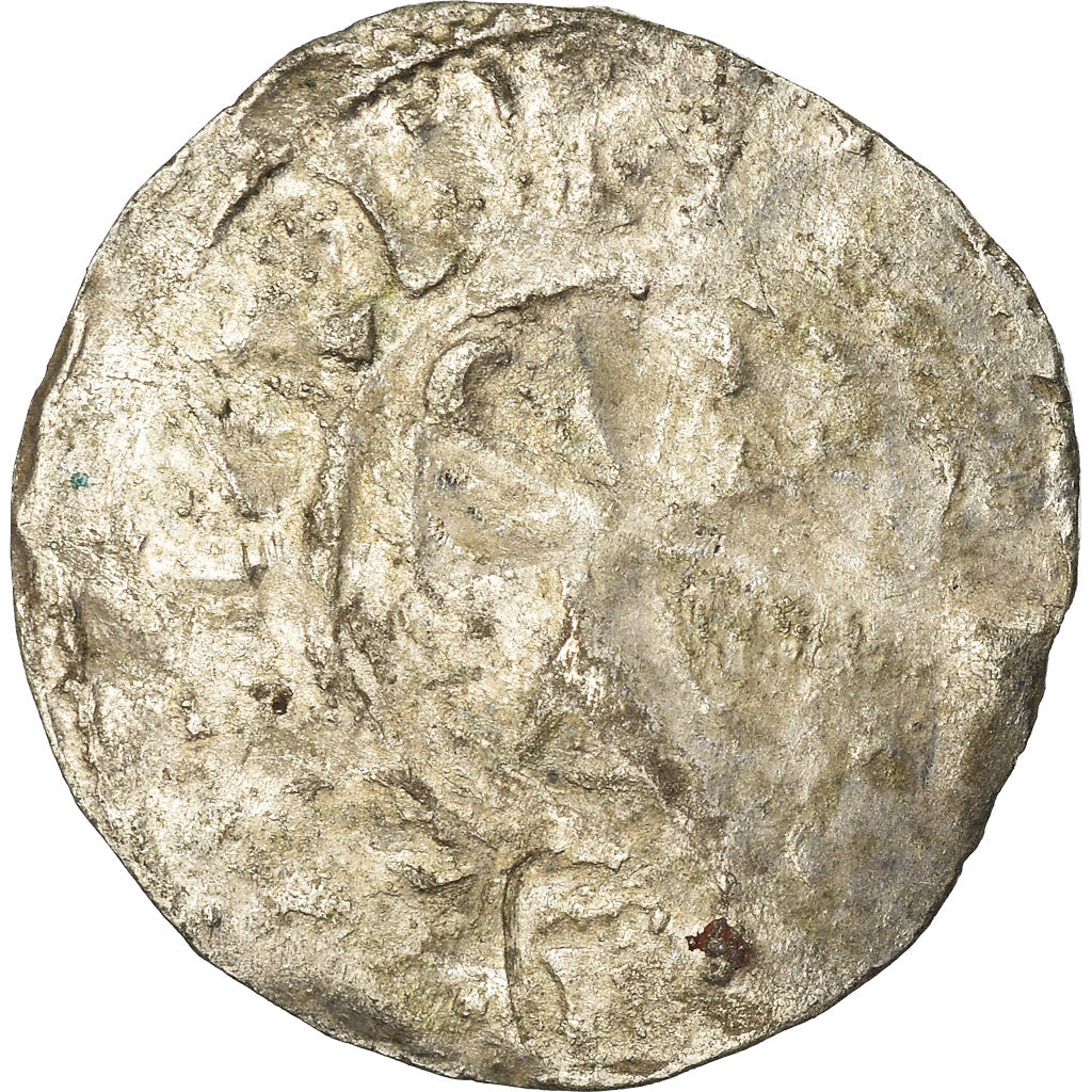 Monnaie, France, Picardie, Anonymes, Denier, Amiens, TB, Argent