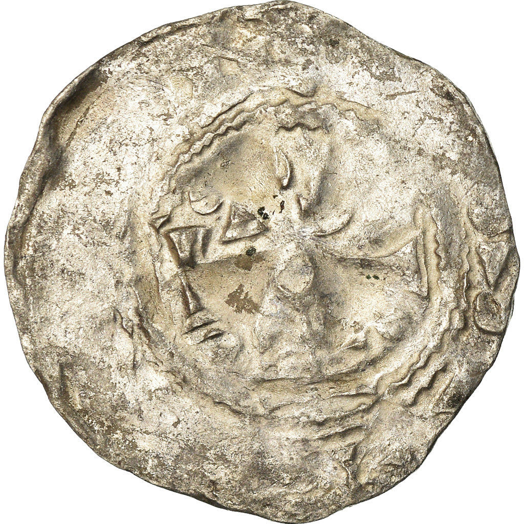 Coin, France, Picardie, Anonymous, Denarius, Amiens, VF(20-25), Silver