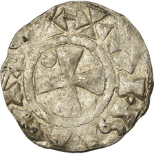 Coin, France, Picardie, Anonymous, Denarius, Amiens, VF(20-25), Silver