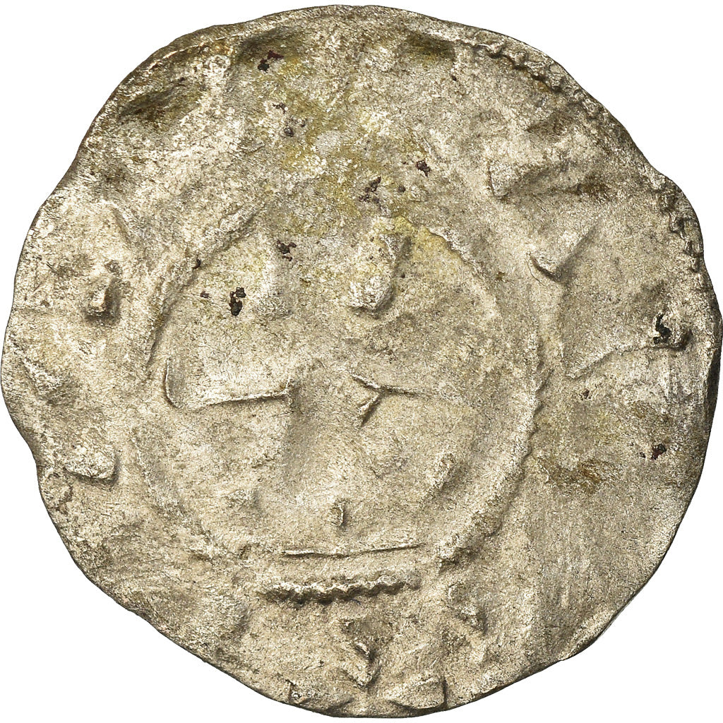 Coin, France, Picardie, Anonymous, Denarius, Amiens, VF(20-25), Silver