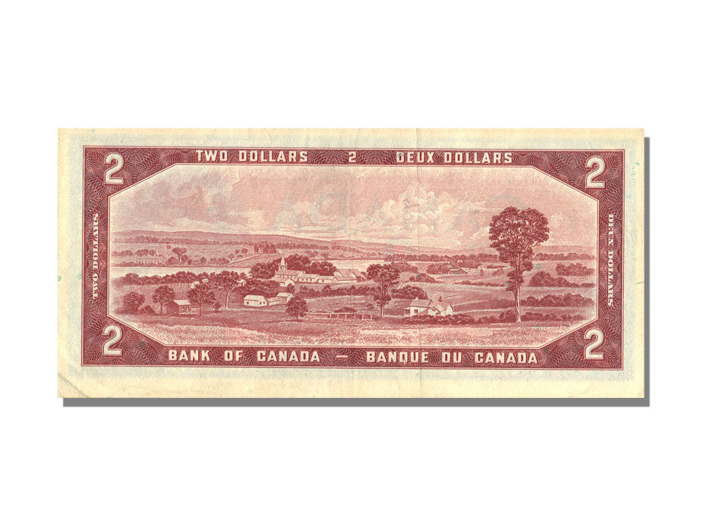 Canada, 2 Dollars, 1954, AU(55-58)