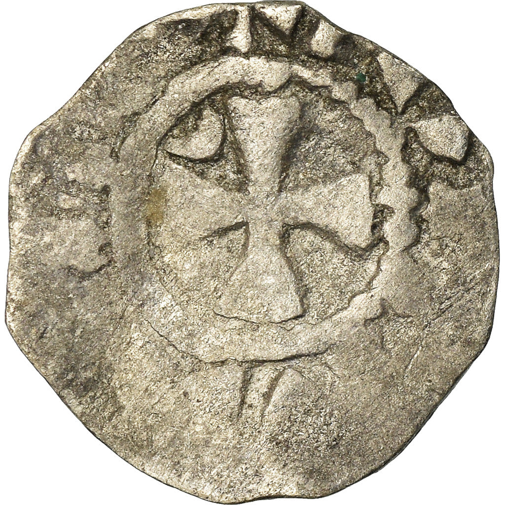 Coin, France, Picardie, Anonymous, Obol, Amiens, VF(20-25), Silver