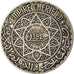 Coin, Morocco, Mohammed V, 5 Francs, AH 1352/1933, Paris, EF(40-45), Silver