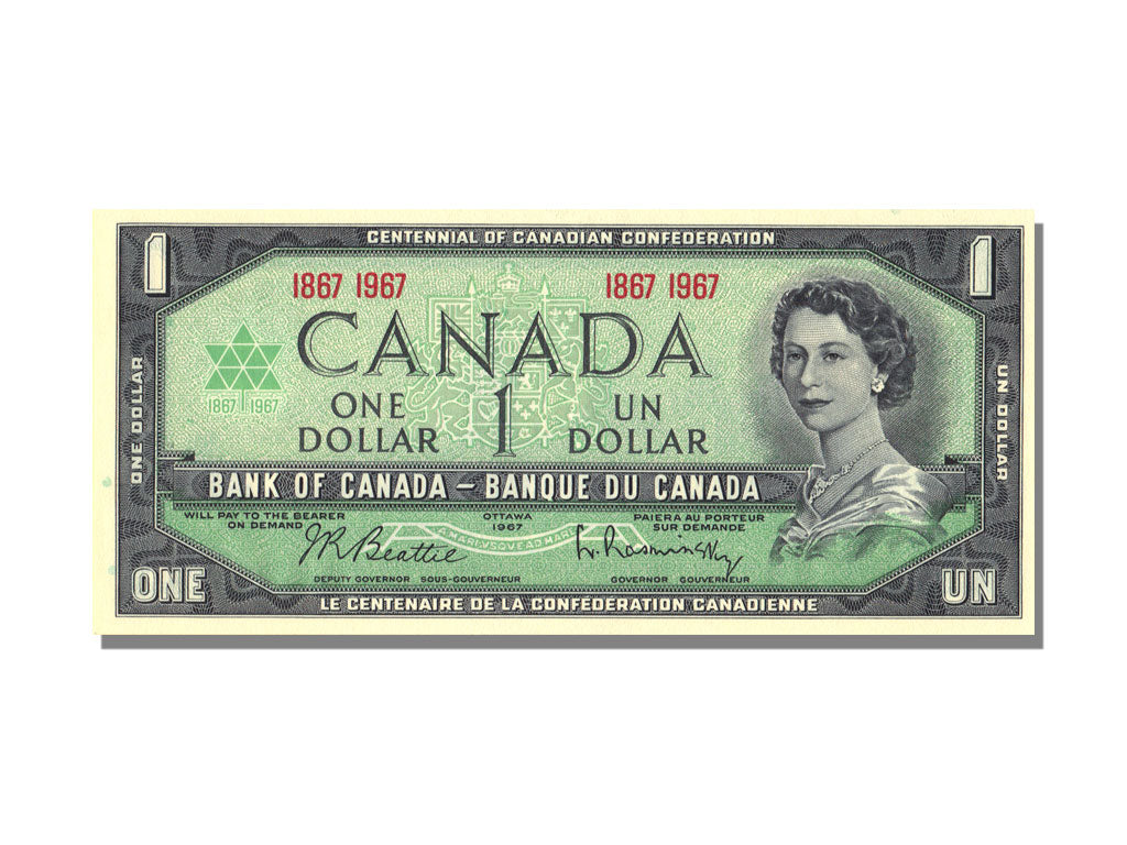 1 Dollar Type 100 Ans de la Confédération Canadienne