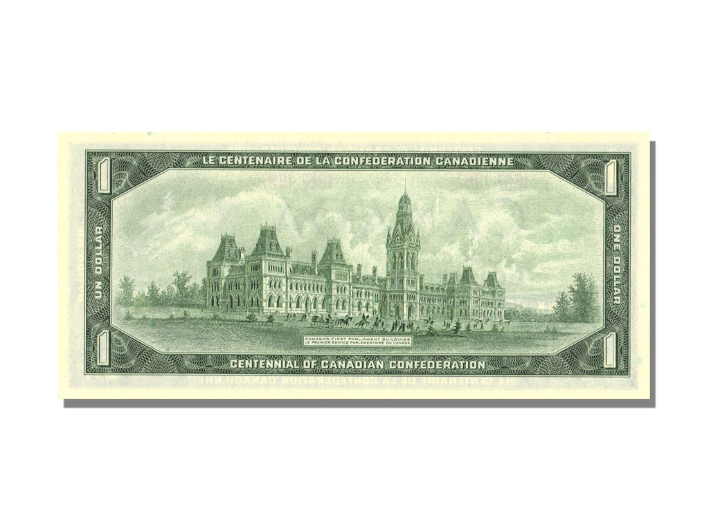 1 Dollar Type 100 Ans de la Confédération Canadienne
