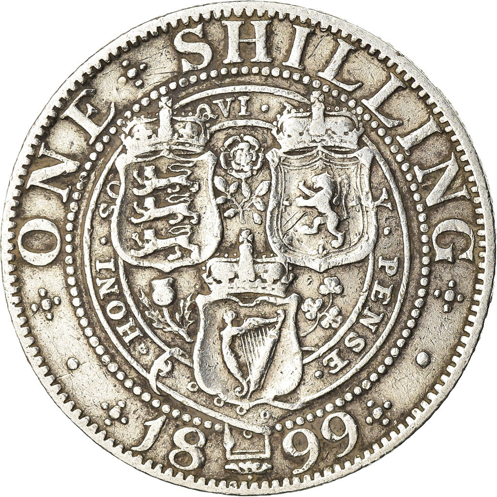 Coin, Great Britain, Victoria, Shilling, 1899, VF(30-35), Silver, KM:780