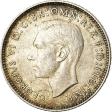 Coin, Australia, George VI, Sixpence, 1943, Sydney, AU(50-53), Silver, KM:38