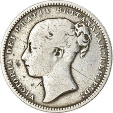 Coin, Great Britain, Victoria, Shilling, 1871, VF(20-25), Silver, KM:734.2
