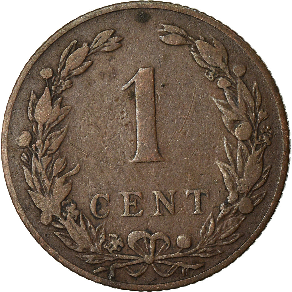Coin, Netherlands, Wilhelmina I, Cent, 1902, VF(30-35), Bronze, KM:132.1
