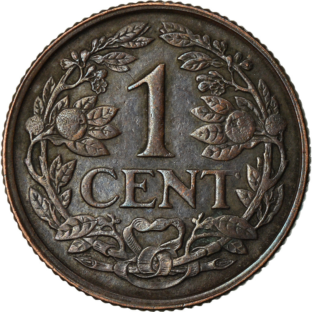 Coin, Netherlands, Wilhelmina I, Cent, 1919, AU(50-53), Bronze, KM:152